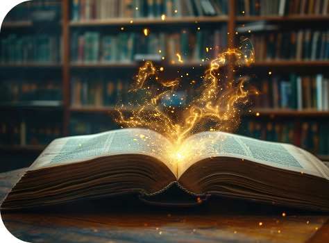 星空が描かれた本のイメージ